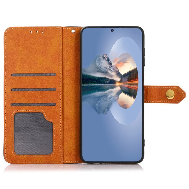 Leren Hoesje voor Xiaomi Redmi Note 12 4G Met Khazneh-riem