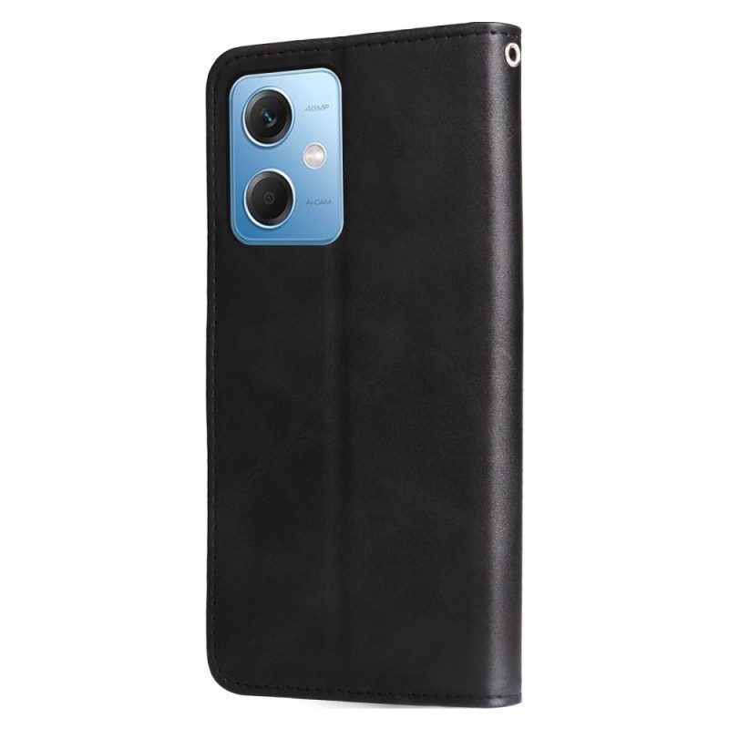 Leren Hoesje voor Xiaomi Redmi Note 12 5G Portemonnee