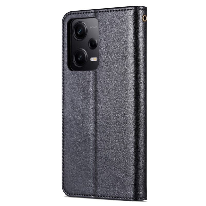 Leren Hoesje voor Xiaomi Redmi Note 12 Pro Leer-effect