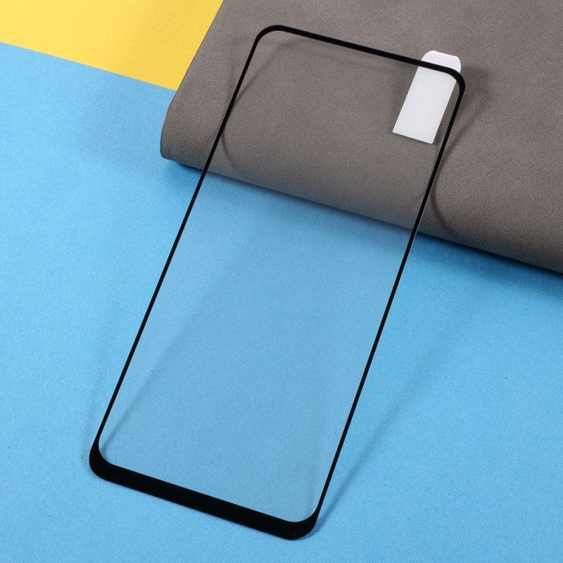 Screenprotector Van Gehard Glas Oppo A54 5G / A74 5G Black Contours