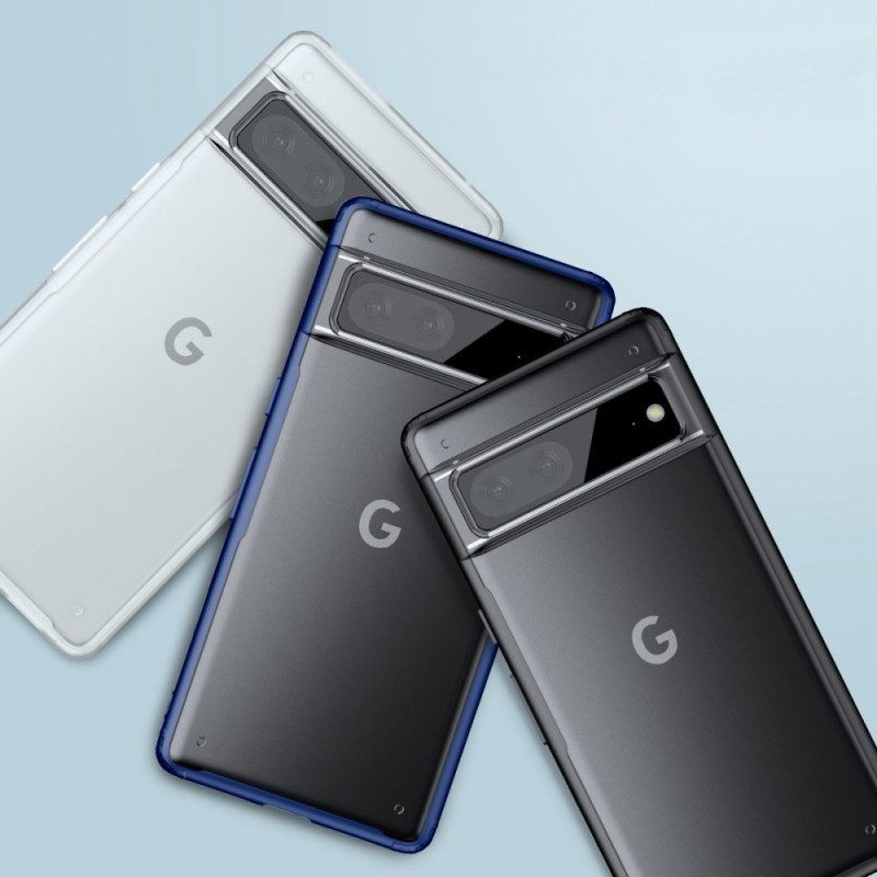 Telefoonhoesje voor Google Pixel 7 Doorschijnende Siliconen Randen