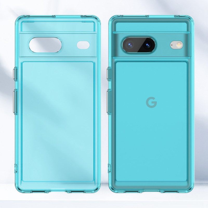 Telefoonhoesje voor Google Pixel 7 Transparante Candy-serie