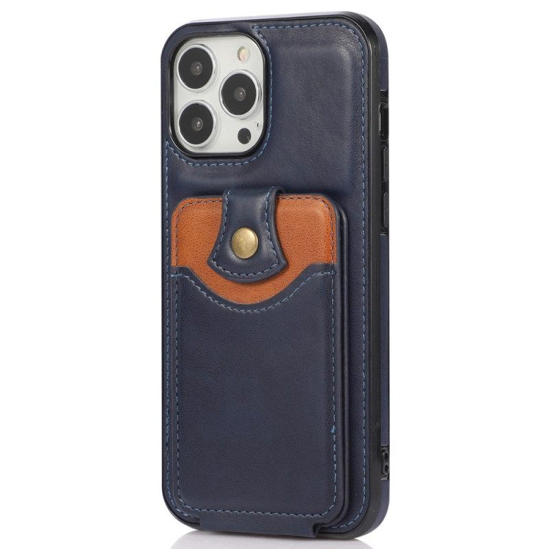 Telefoonhoesje voor iPhone 14 Pro Folio-hoesje Opvouwbare Kaarthouder