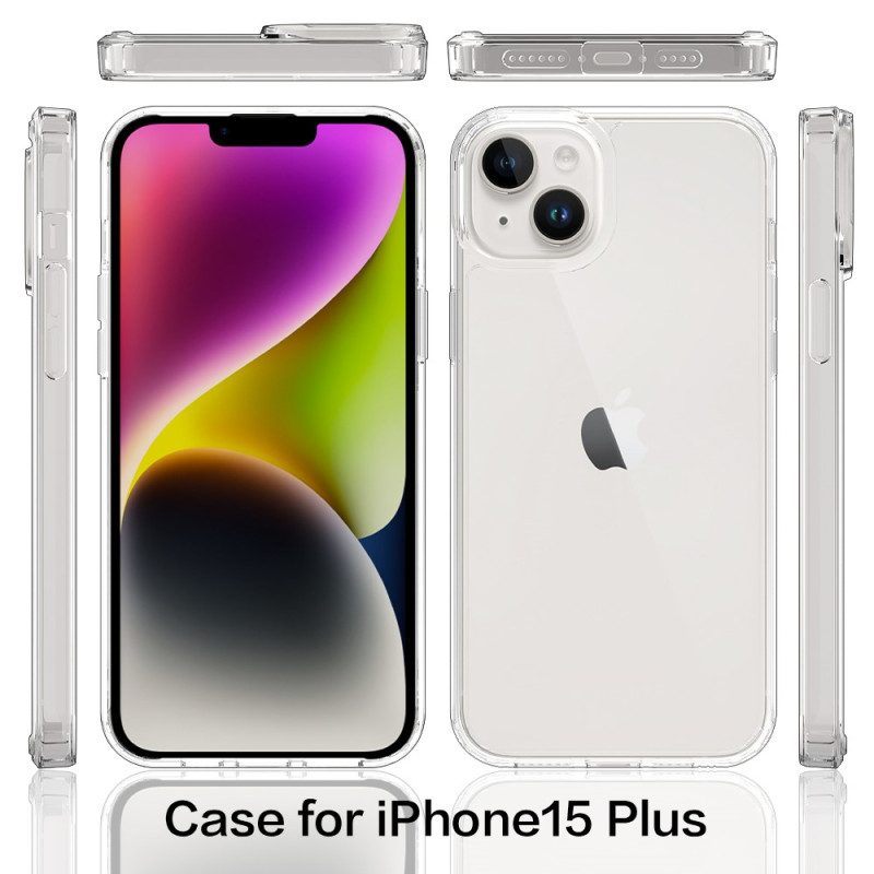 Telefoonhoesje voor iPhone 15 Plus Transparant