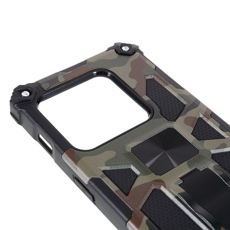 Telefoonhoesje voor OnePlus 10 Pro 5G Camouflage Verwijderbare Ondersteuning