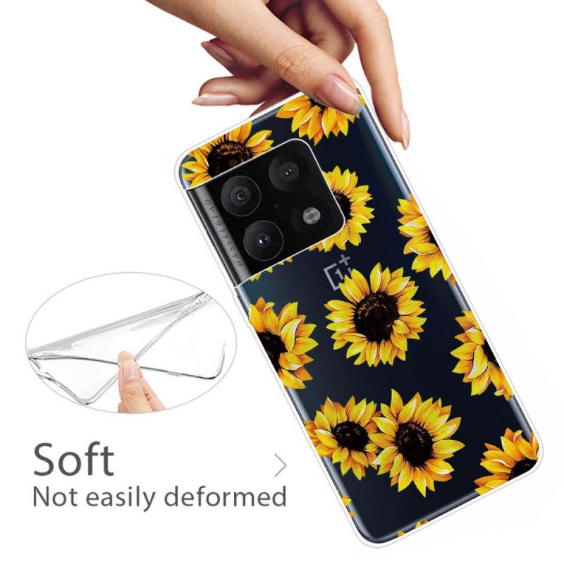 Telefoonhoesje voor OnePlus 10 Pro 5G Zonnebloemen