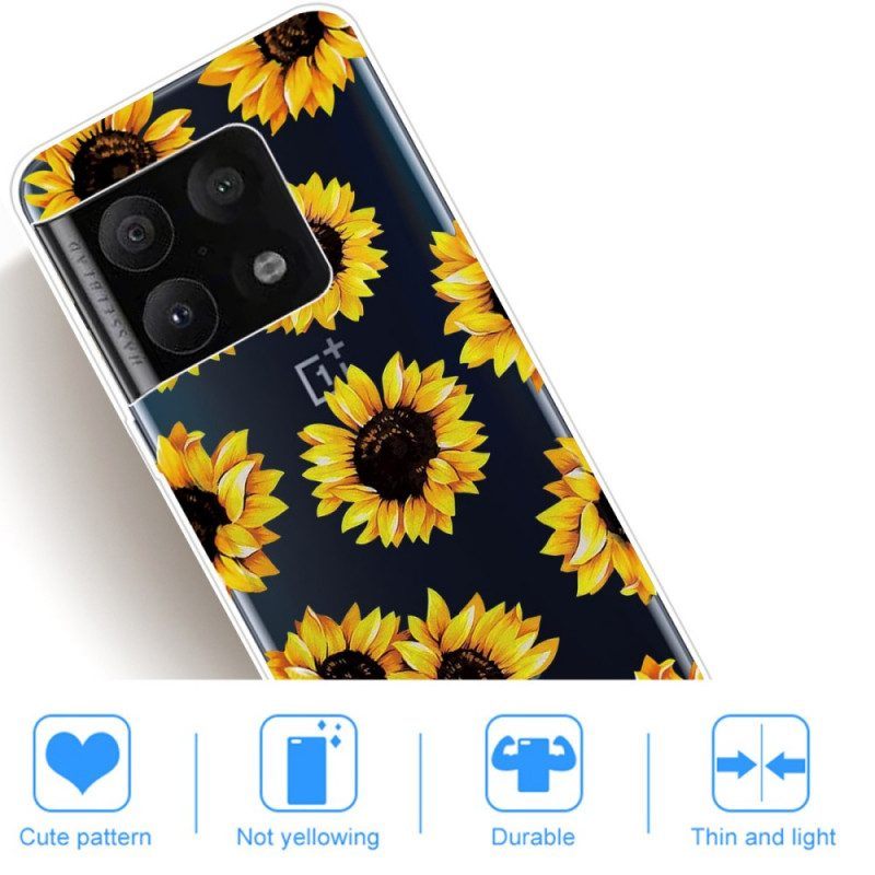 Telefoonhoesje voor OnePlus 10 Pro 5G Zonnebloemen