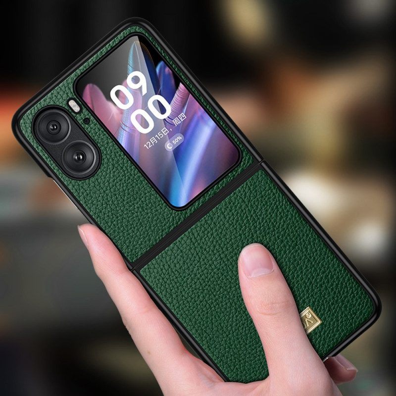 Telefoonhoesje voor Oppo Find N2 Flip Folio-hoesje Kunstleer