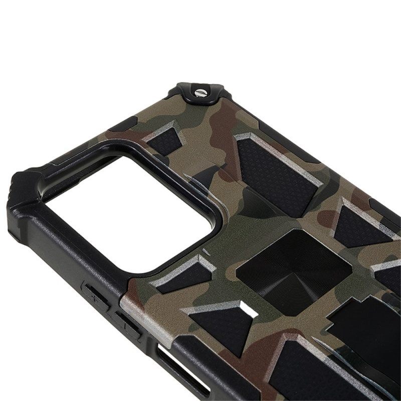 Telefoonhoesje voor Poco X5 5G Camouflage Verwijderbare Ondersteuning