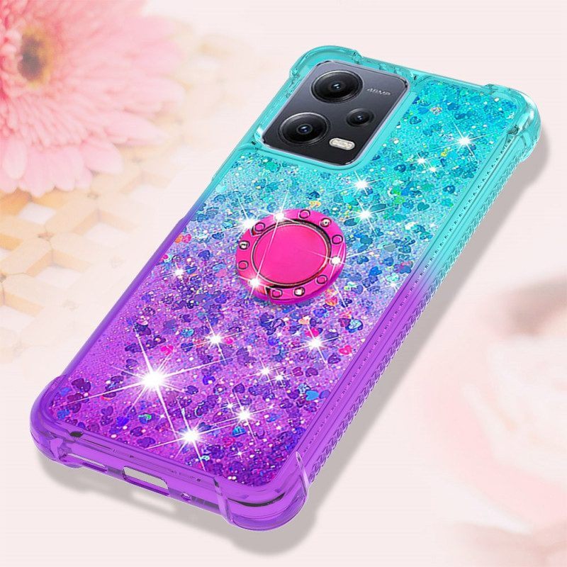 Telefoonhoesje voor Poco X5 5G Glitter Ringbeugel