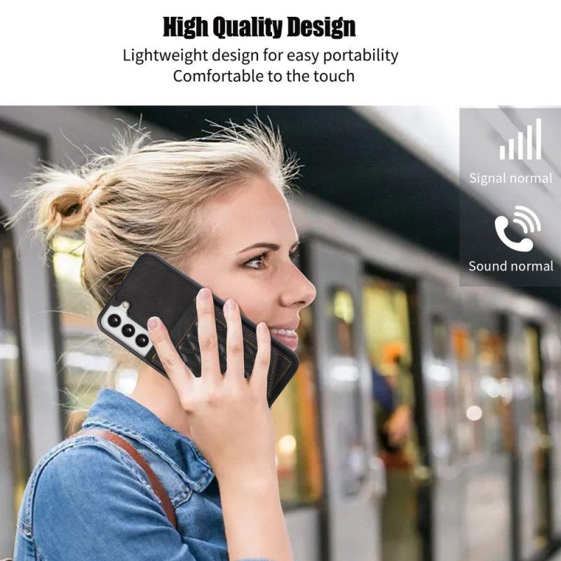 Telefoonhoesje voor Samsung Galaxy S23 Plus 5G Rfid-kaarthouder Met Schouderriem