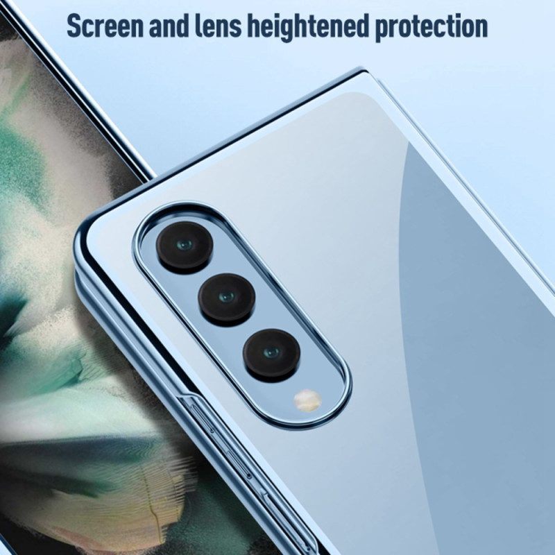 Telefoonhoesje voor Samsung Galaxy Z Fold 4 Discreet Metaal