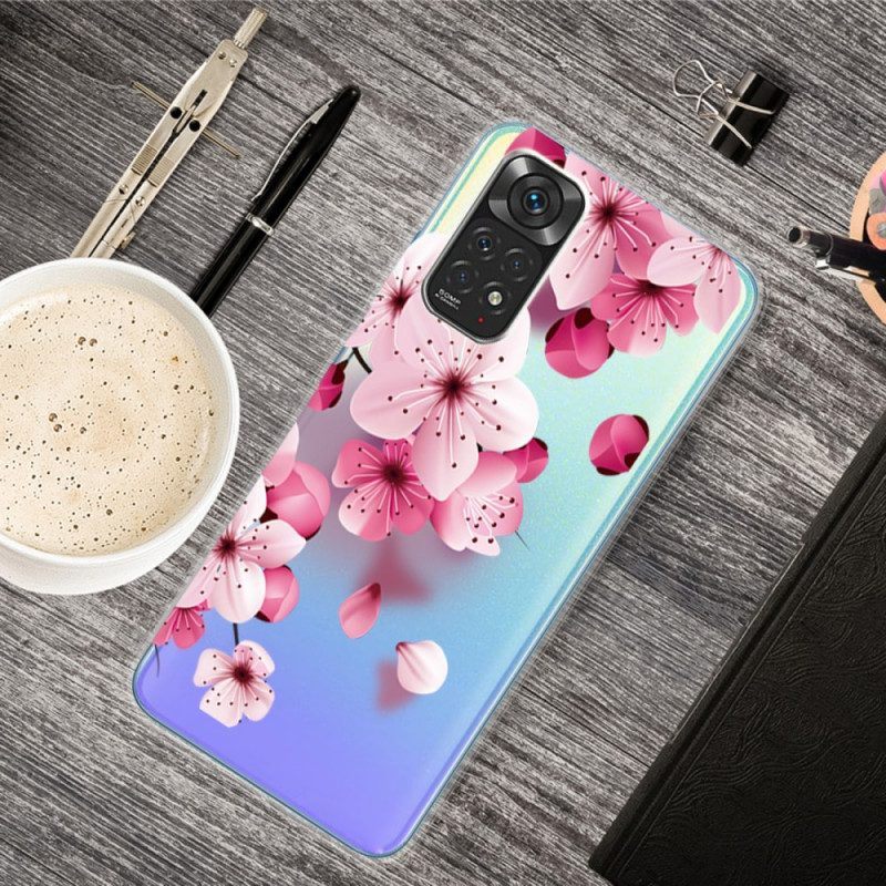 Telefoonhoesje voor Xiaomi Redmi Note 11 / 11S Kleine Roze Bloemen