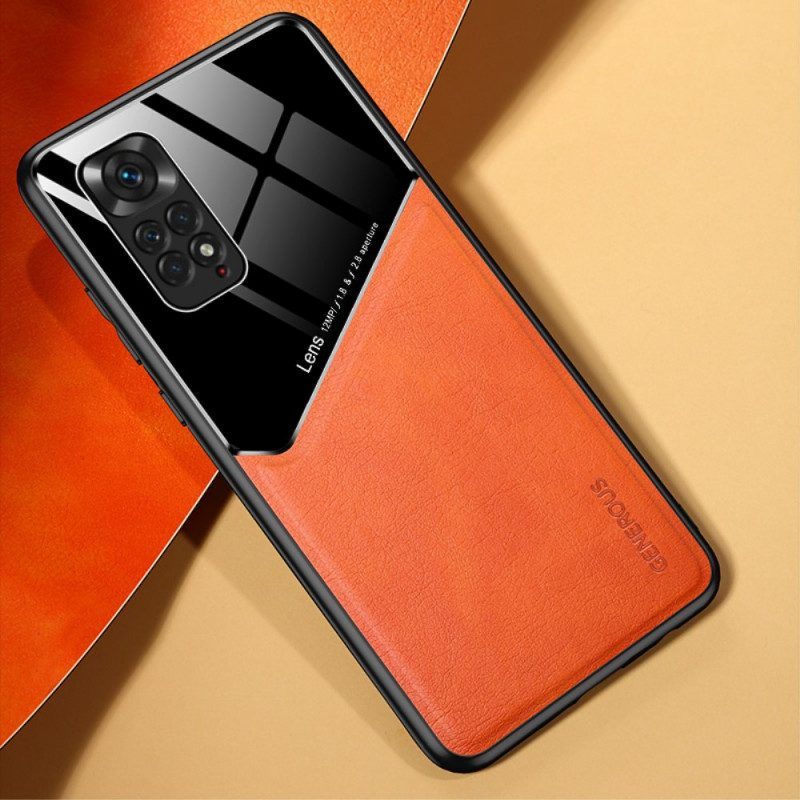 Telefoonhoesje voor Xiaomi Redmi Note 11 / 11S Magnetisch Leereffect